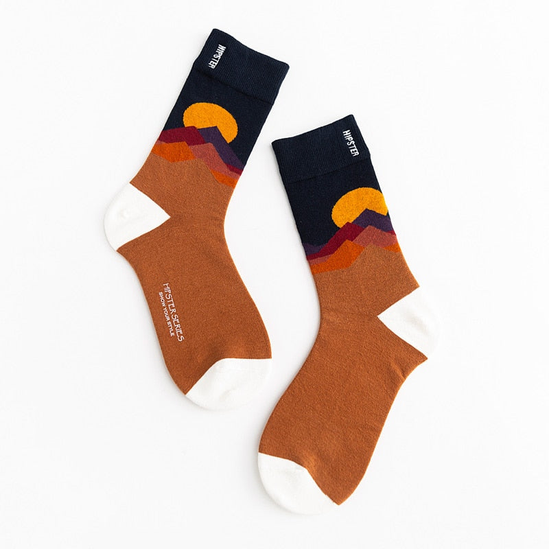 Unisex Painting Style Patterns Unisex Socks - 1 Pair - Little Eudora