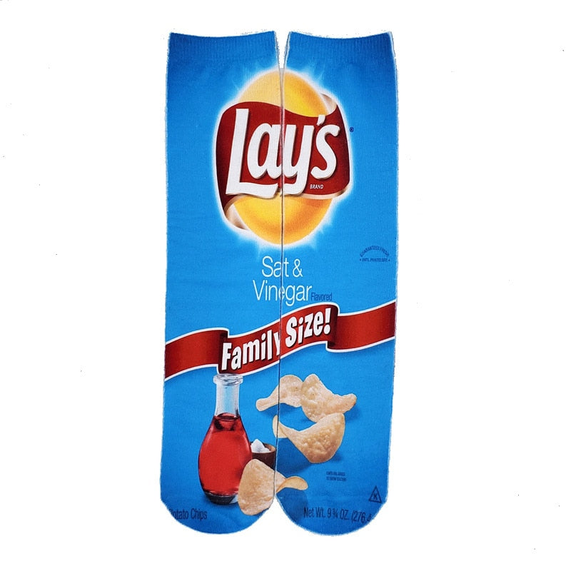 Snacks Cotton Socks - 1 Pair - Little Eudora