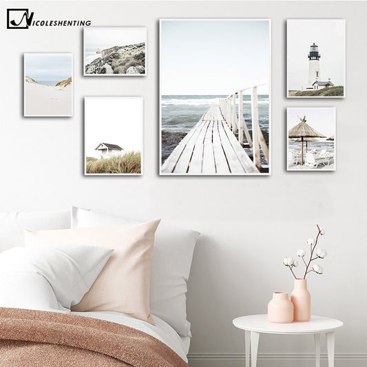 Tropical Summer Sea Landscape Wall Art - Little Eudora