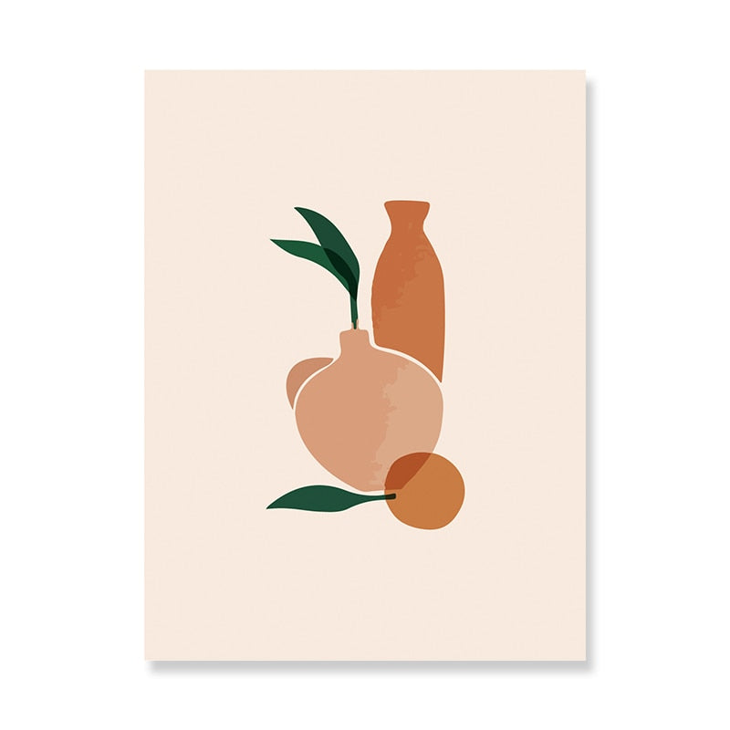 Scandinavia Abstract Still Life Figure Wall Art - Little Eudora