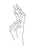Abstract Lady Line Drawing Wall Art