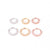 1PC 6mm/8mm/10mm CZ Helix Cartilage Hoop Earring Nose Ring Stainless Steel Tragus Daith Conch Rook Snug Ear Piercing Jewelry