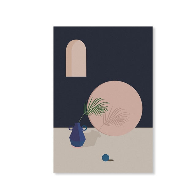 Abstract Geometric Scandinavia Wall Art