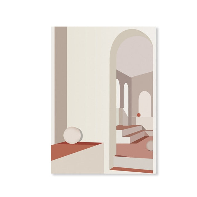 Abstract Geometric Scandinavia Wall Art