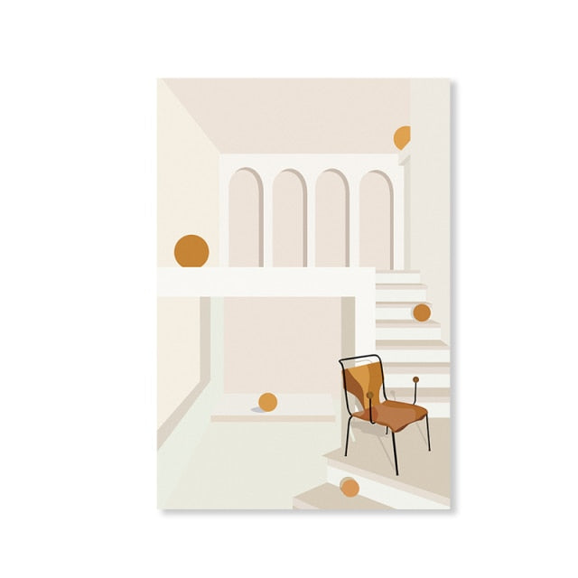 Abstract Geometric Scandinavia Wall Art