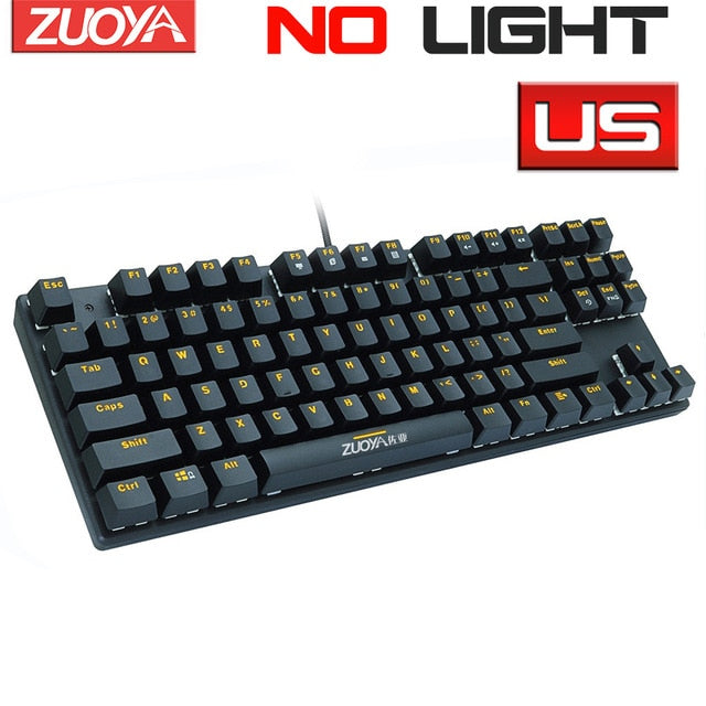 Wired Mechanical Gaming Keyboard with Backlit Keys