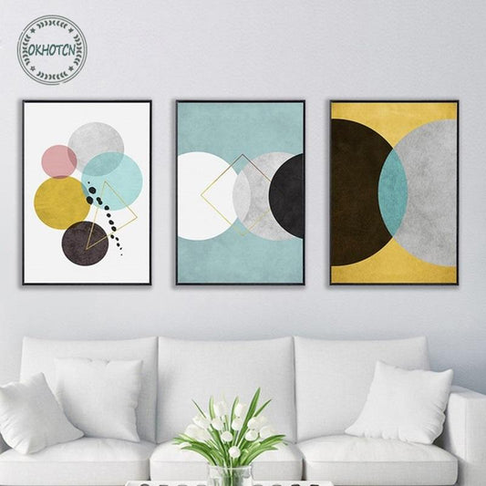 Nordic Wall Poster Abstract Modern Wall Art