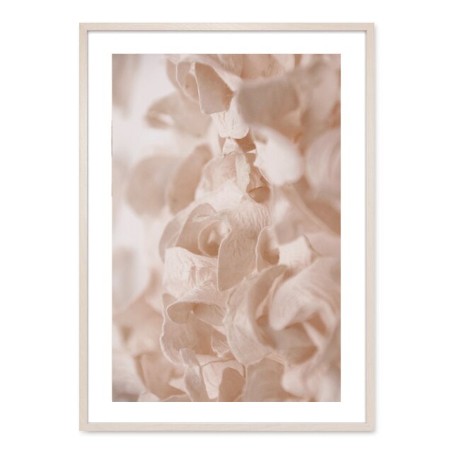 Modern Pink Flower Petal Dancing Girl