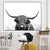 Black and White Highland Cow Cattle