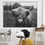 Black and White Highland Cow Cattle