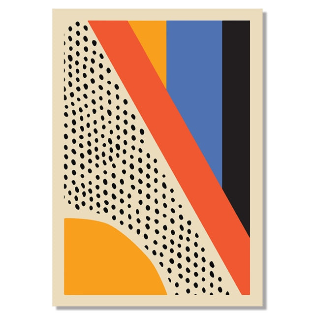 Geometric Abstract Scene Scandinavia