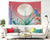 Cactus Watercolor Hanging Wall Tapestries