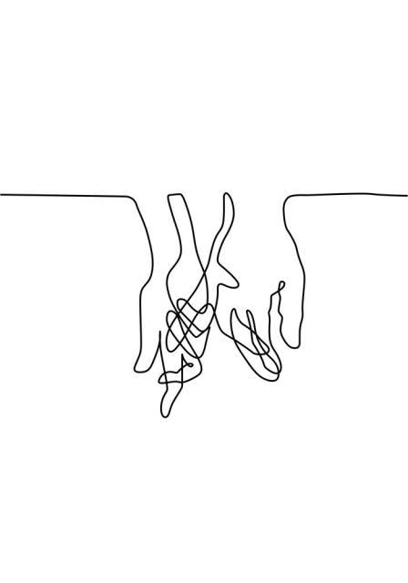 Art Figure Line Drawing Wall Art