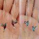 Elegant Hummingbird Earrings and Necklace