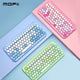 Wireless Bluetooth Keyboard Hexagon Keys Mixed Colors For Macbook PC Tablet