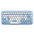 Wireless Bluetooth Keyboard Hexagon Keys Mixed Colors For Macbook PC Tablet